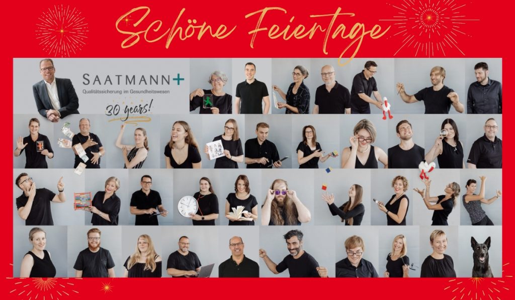 SAATMANN wünscht frohe Feiertage und einen guten Rutsch ins neue Jahr