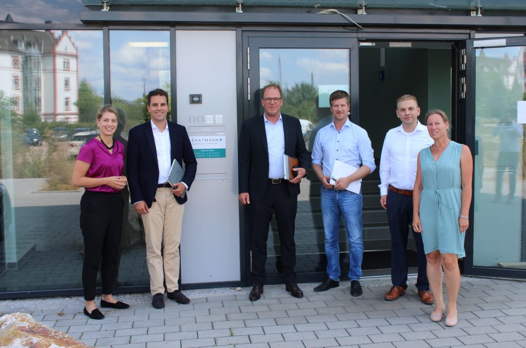 Bürgermeisterin Lohr zu Besuch bei der Saatmann GmbH in Worms