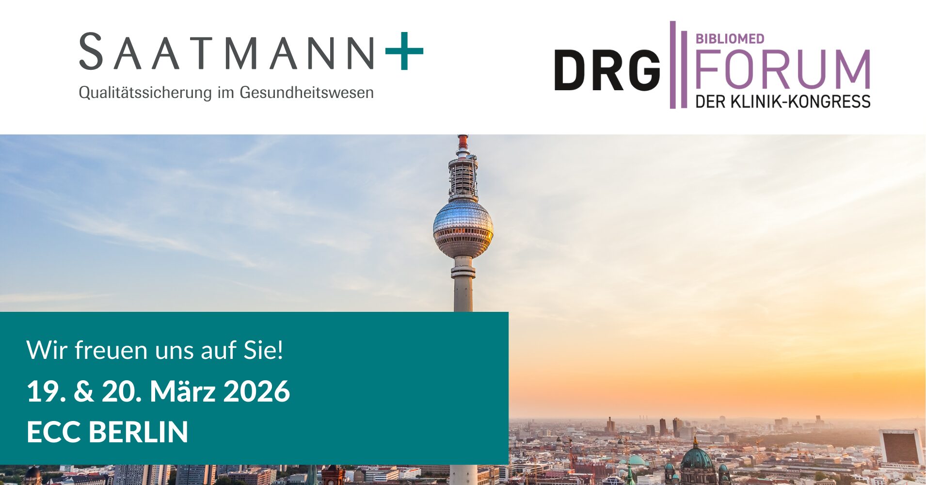 SAATMANN auf dem DRG|Forum 2026