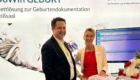 Claudia Stimmel & Georg Menhart vor Ort am Messestand in Münster