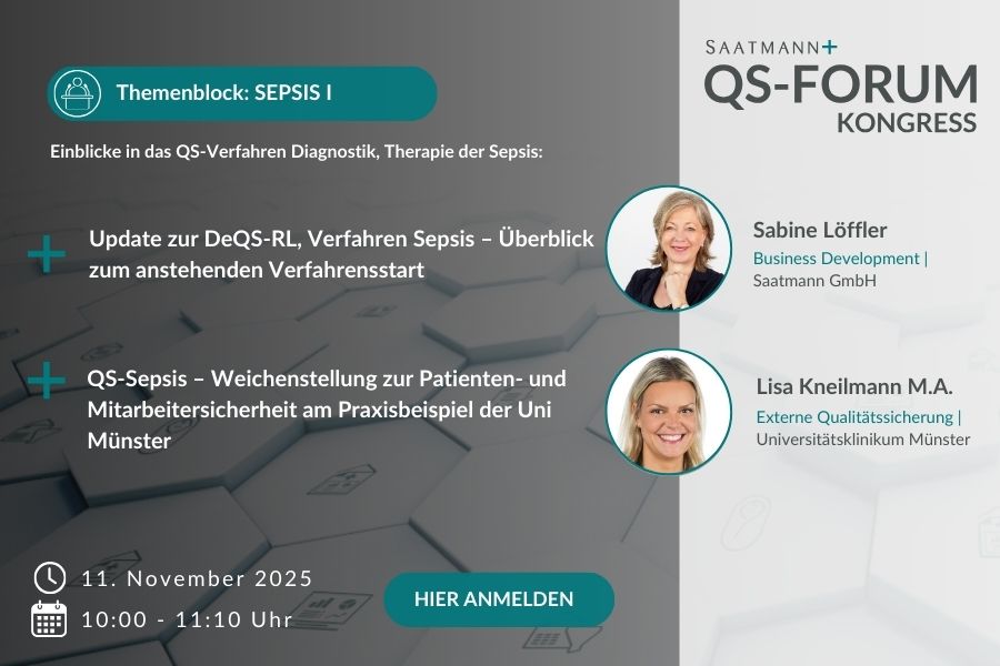 QS-Forum Kongress 2025 - Themenblock SEPSIS 1