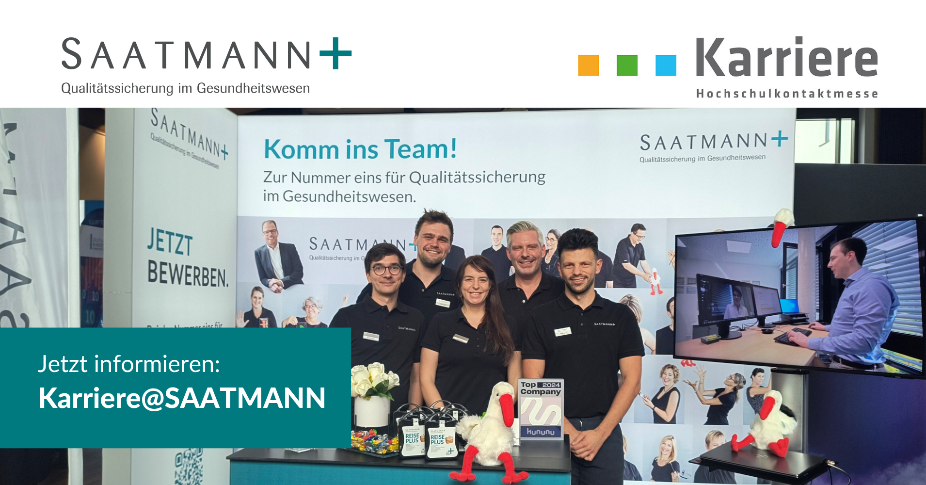 Saatmann auf der Hochschulkontaktmesse “Karriere” 2025 an der Hochschule Worms