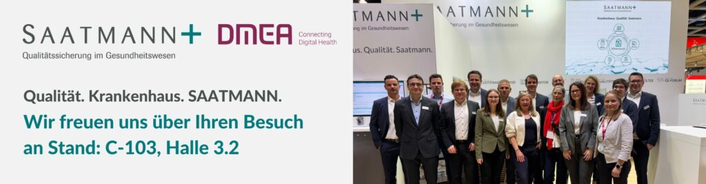 Treffen Sie Saatmann auf der DMEA 2026 in Berlin